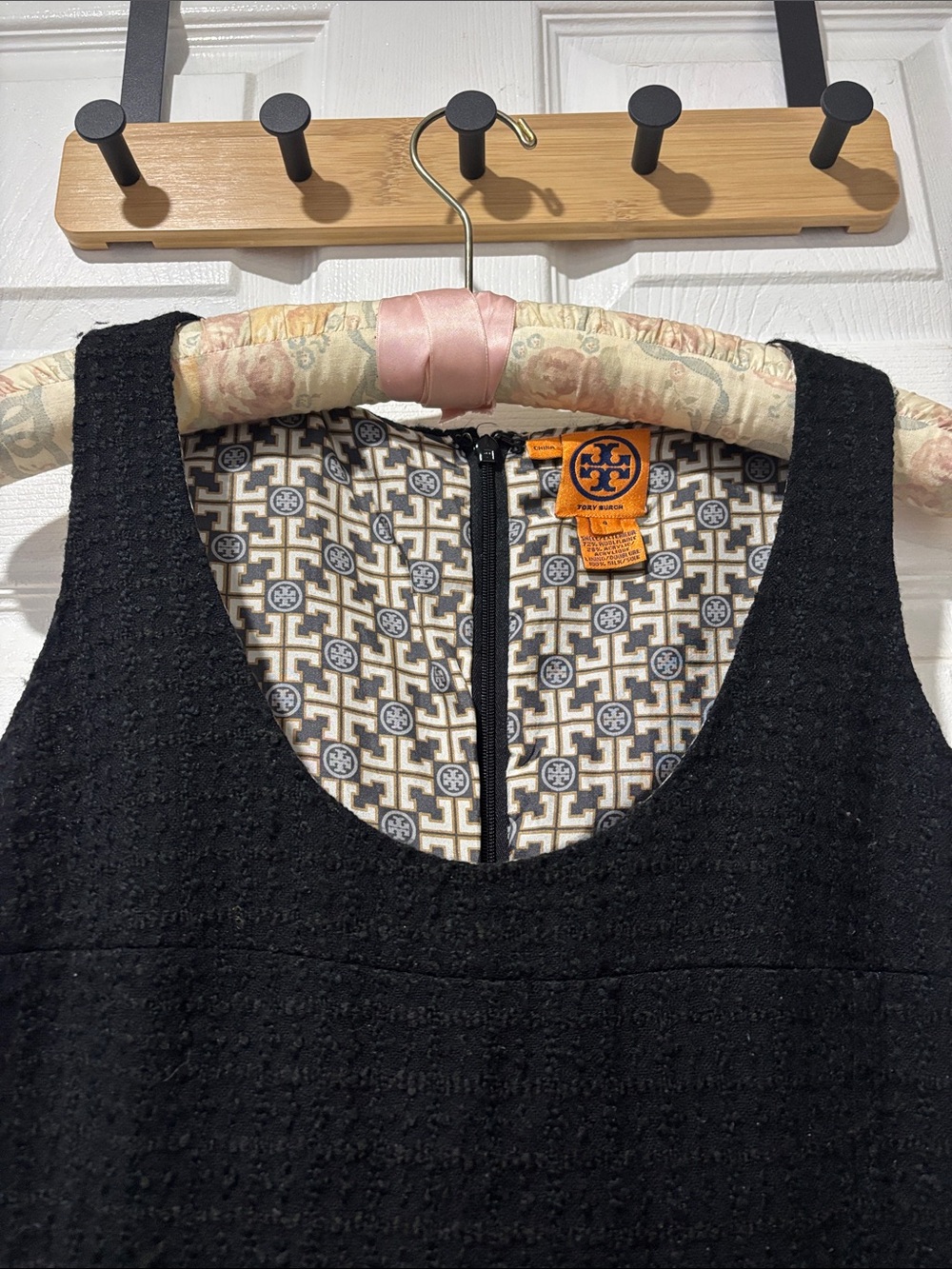 Tory Burch Black Wool Dress - Picture 2 of 7